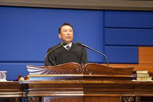  장로장립 안수집사임직예배