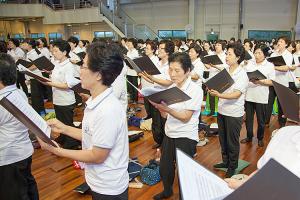  하계대성회 마지막날 폐회예배
