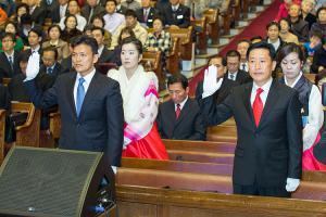  주일 목사 안수, 장로 장립, 안수집사 임직예배