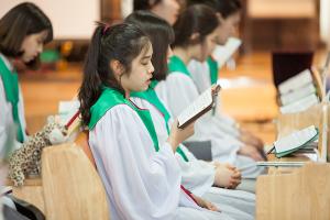  주일예배(부활절) 고등부(한소리)