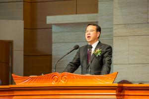  휘선동산 준공 감사예배