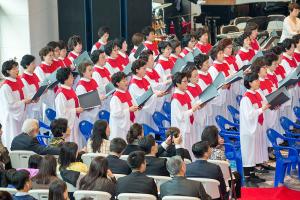  휘선동산 준공 감사예배