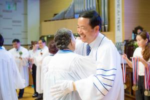  주일 3부 권사임직예배