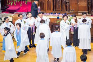  주일 3부 권사임직예배