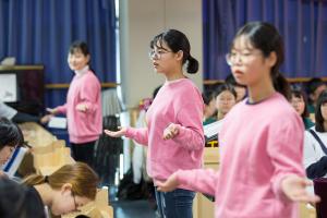  주일예배(부활절) 중등부(에벤에셀)