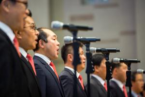  주일 3부 '장로장립, 안수집사임직예배'