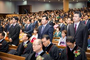  주일 3부 '장로장립, 안수집사임직예배'