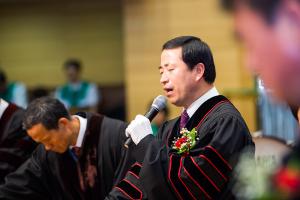  주일 3부 '장로장립, 안수집사임직예배'