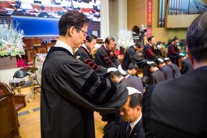  주일 3부 '장로장립, 안수집사임직예배'