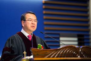  주일 3부 '장로장립, 안수집사임직예배'