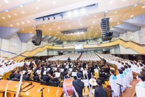  주일 3부 '평강 4000명 성가대 창립 12주년 찬양감사예배'