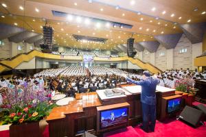  주일 3부 '평강 4000명 성가대 창립 12주년 찬양감사예배'