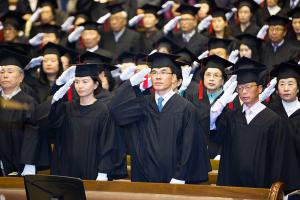  주일 제26기 기독사관학교 수료식