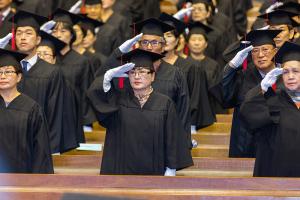  주일 제26기 기독사관학교 수료식