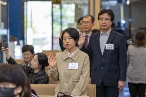  주일 부활절 세례예식