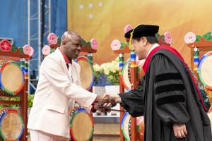  하계대성회 셋째날 해외 아카데미 수료식