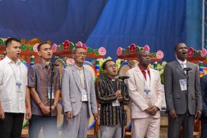  하계대성회 셋째날 해외 아카데미 수료식